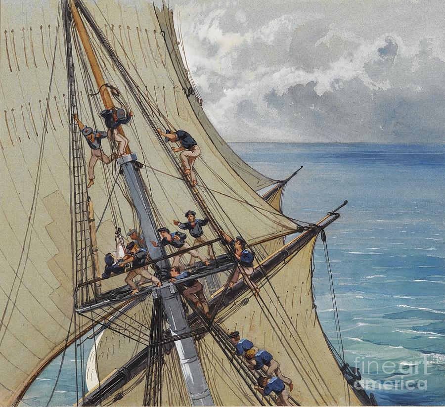 Francois D'orleans Painting - Marine Student by Celestial Images