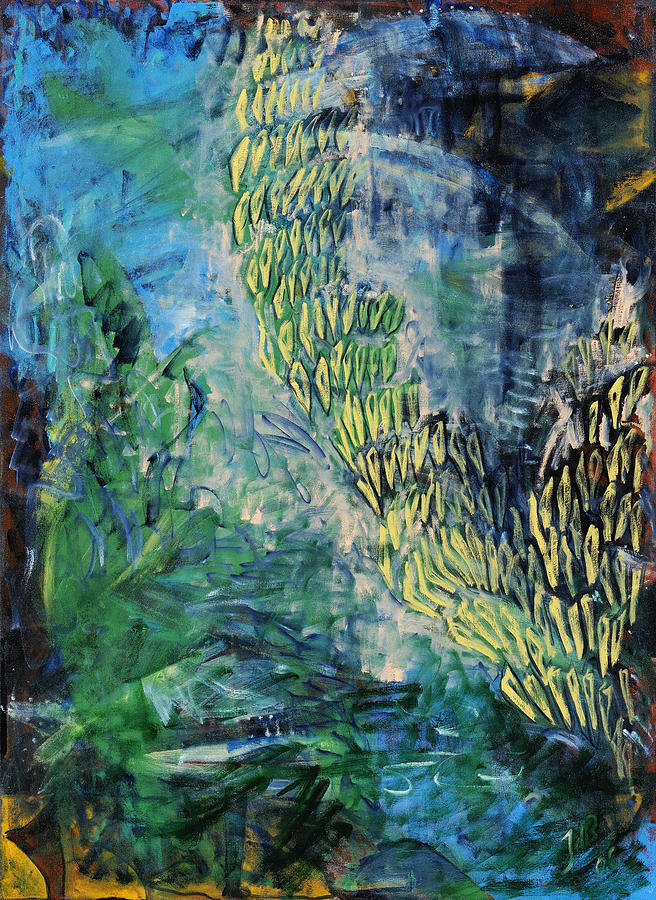 Seaweeds Painting - MarineLife by Joan De Bot