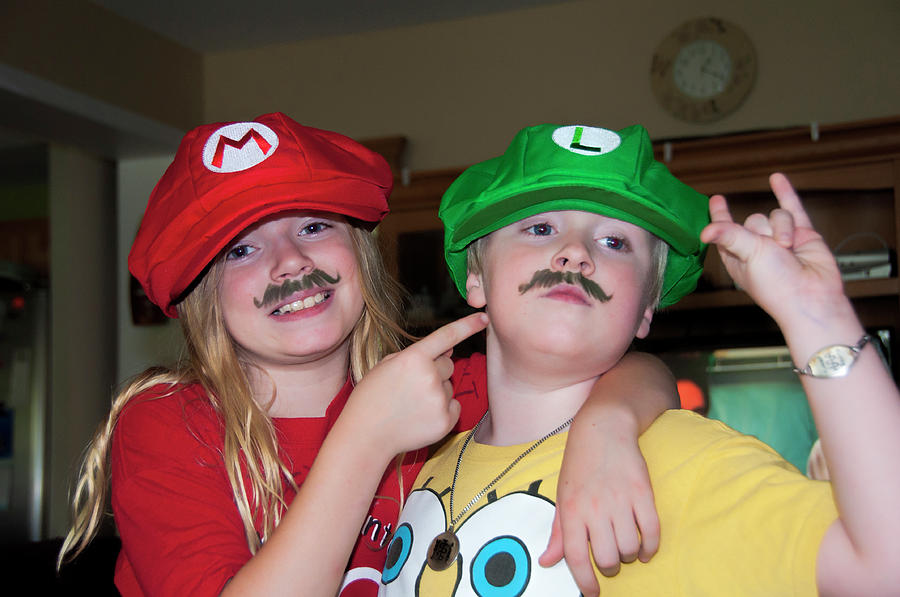 Mario and Luigi Photograph by Cathy Kovarik