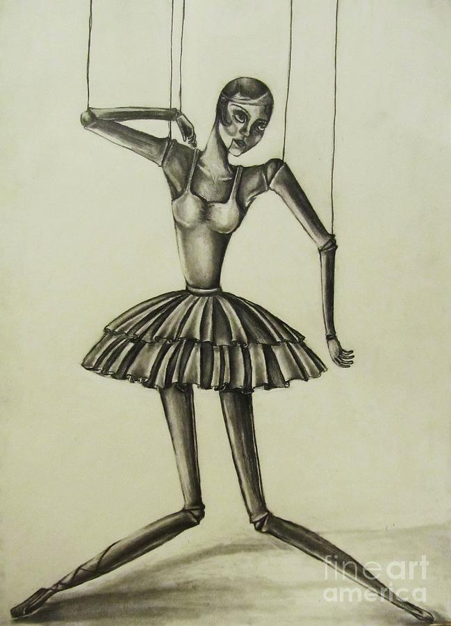 Marionette Drawing By Hannah Lane