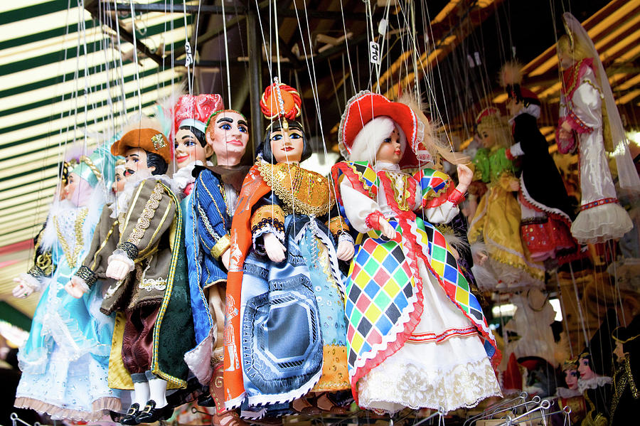 Marionettes in Prague-1 Photograph by Diane Macdonald