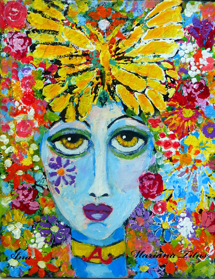 Mariposa Ana Painting by Mariana Titus - Fine Art America