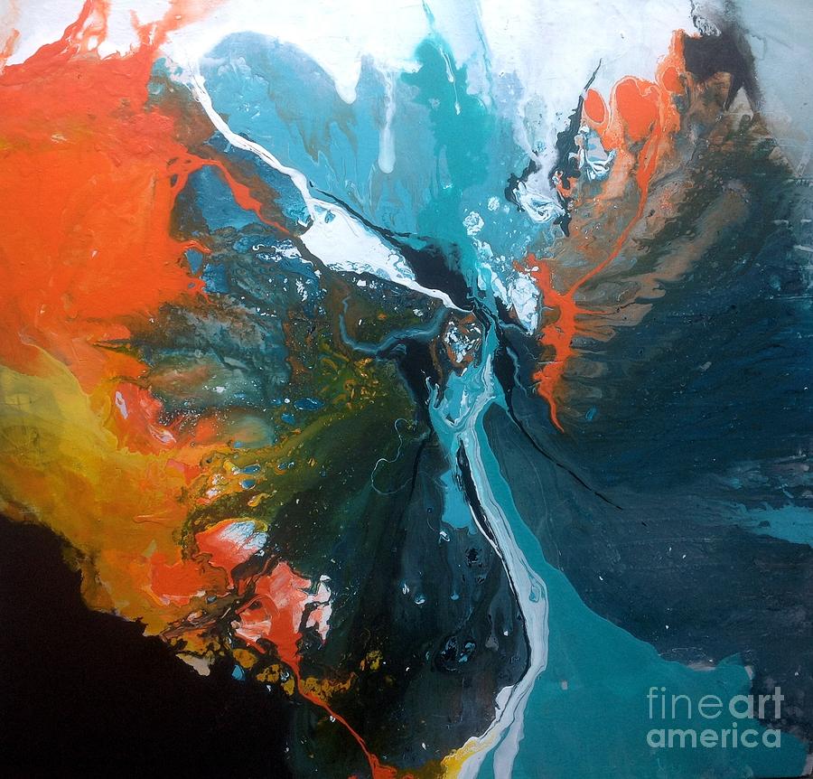 Abstract Painting - Mariposa by Elaine Callahan