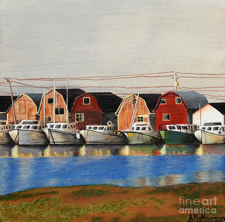Boat Painting - Maritime Boats by Sharon Patterson