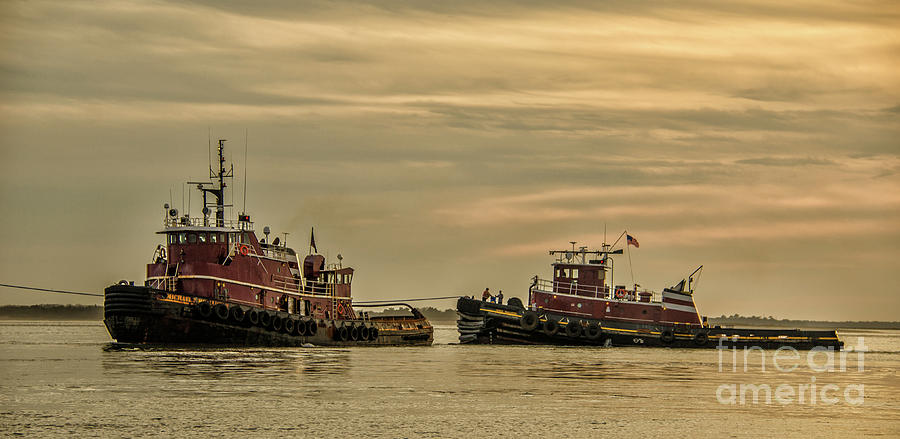 Maritime Tug Boats Photograph by Dale Powell
