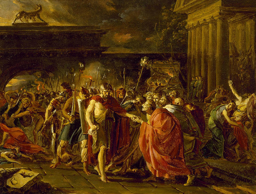 Marius Returning to Rome Painting by Francois Gerard