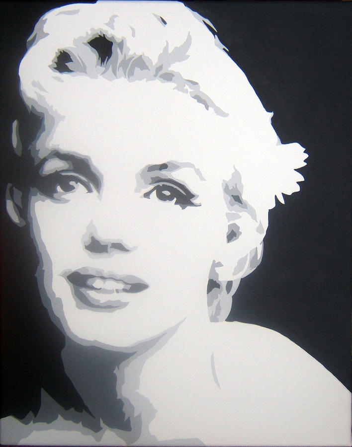 Marilyn Monroe Painting - Mariyln729 by Michael James  Toomy