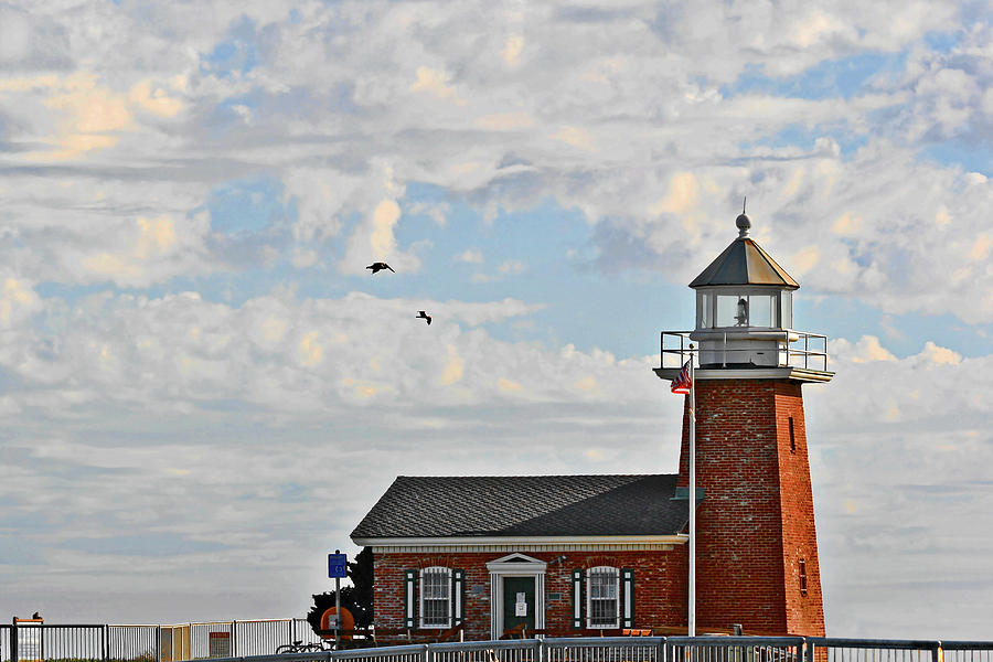 Beach Photograph - Mark Abbott Memorial Lighthouse  - Home of the Santa Cruz Surfing Museum CA USA by Alexandra Till