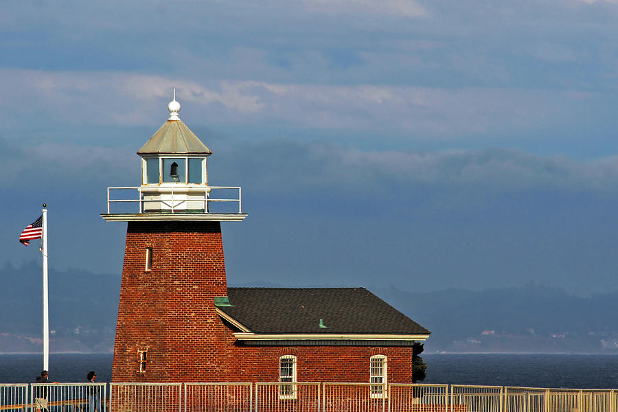 Mark Abbott Memorial Lighthouse California - The worlds oldest surfing museum Photograph by Alexandra Till