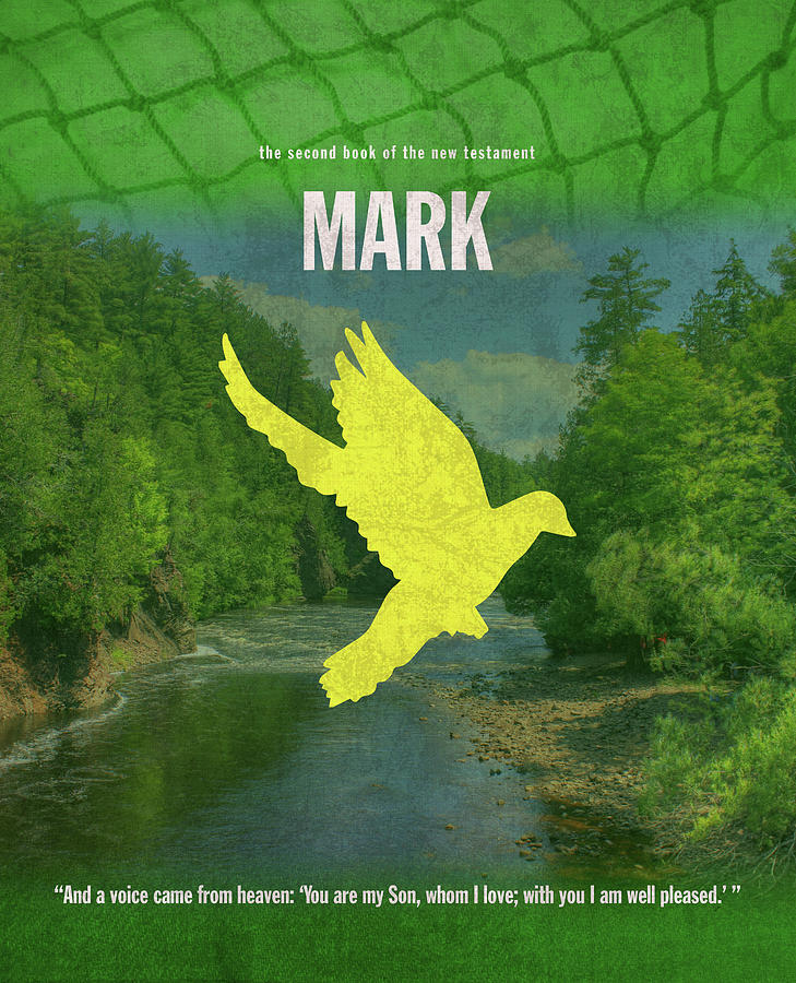 Mark Mixed Media - Mark Books Of The Bible Series New Testament Minimal Poster Art Number 02 by Design Turnpike