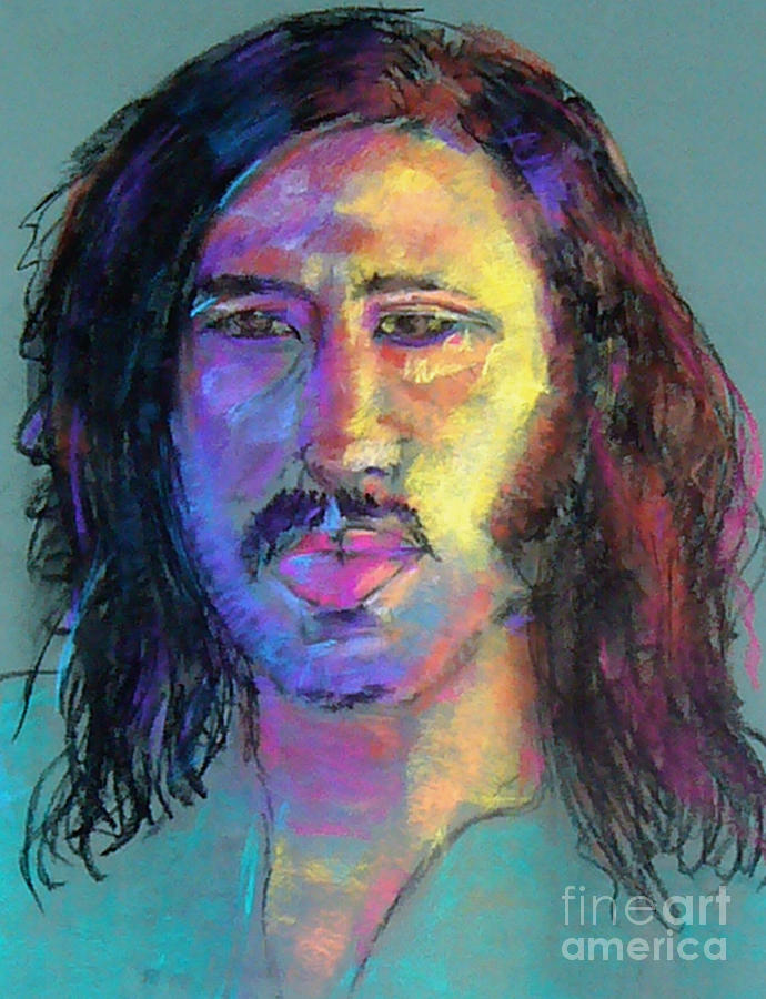 Male Portrait Drawing - Mark III by Joyce Goldin