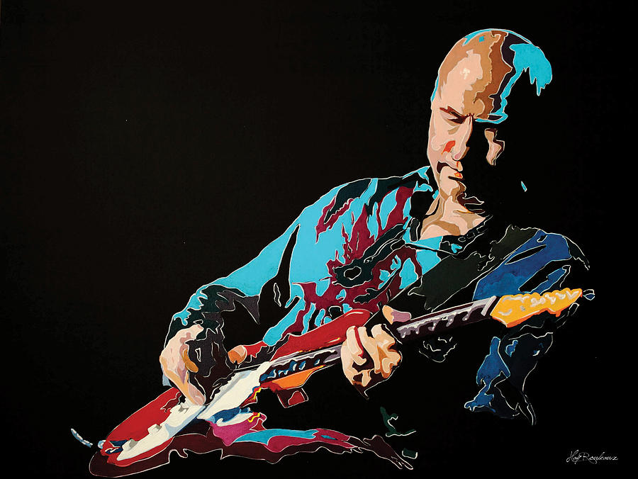 Mark Knopfler Painting by Hay Rouleaux