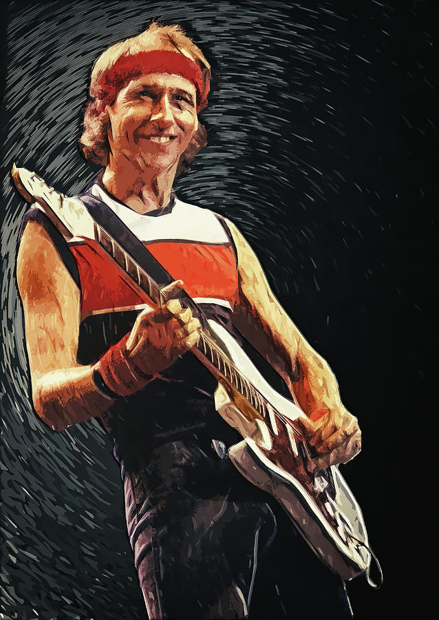 Mark Knopfler Painting by Zapista OU - Fine Art America