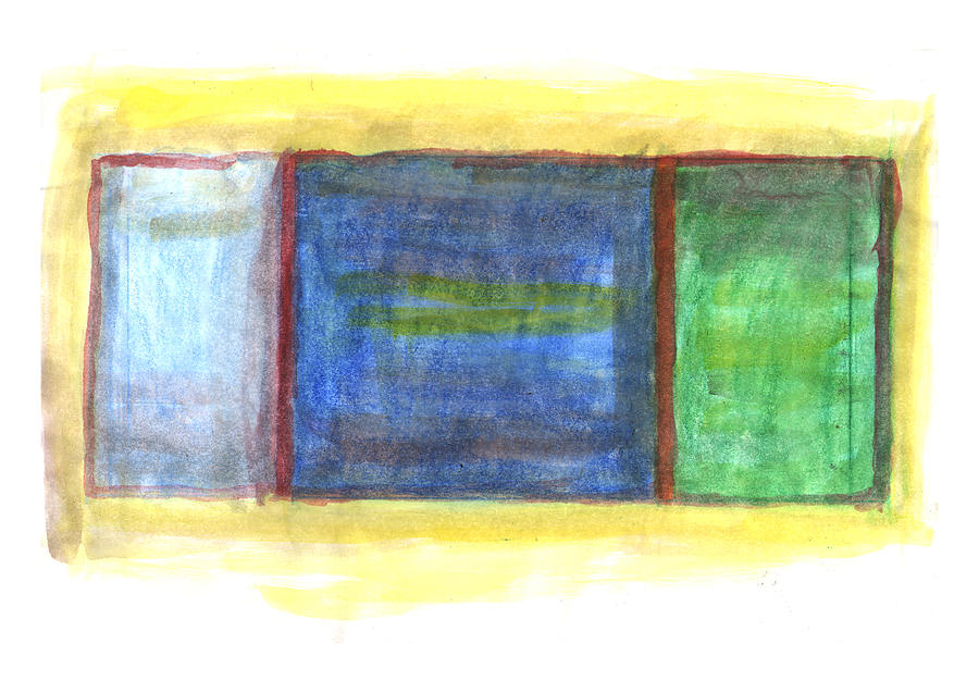 Mark Rothko Flying Southwest Painting by Kevin Callahan