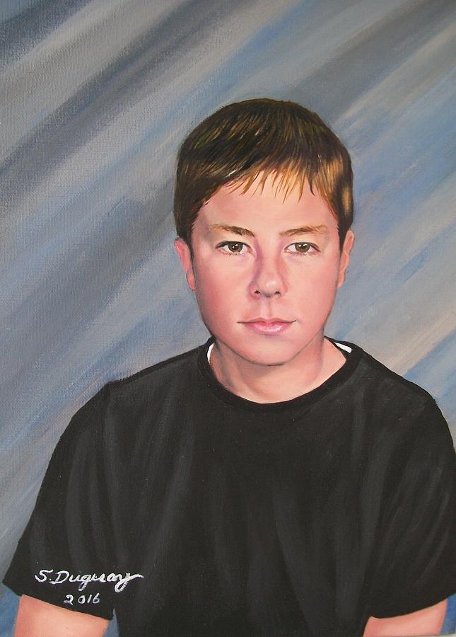 Portrait Painting - Mark by Sharon Duguay