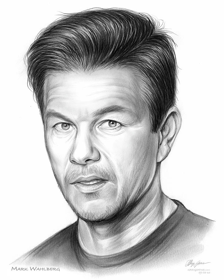 Mark Wahlberg Drawing by Greg Joens