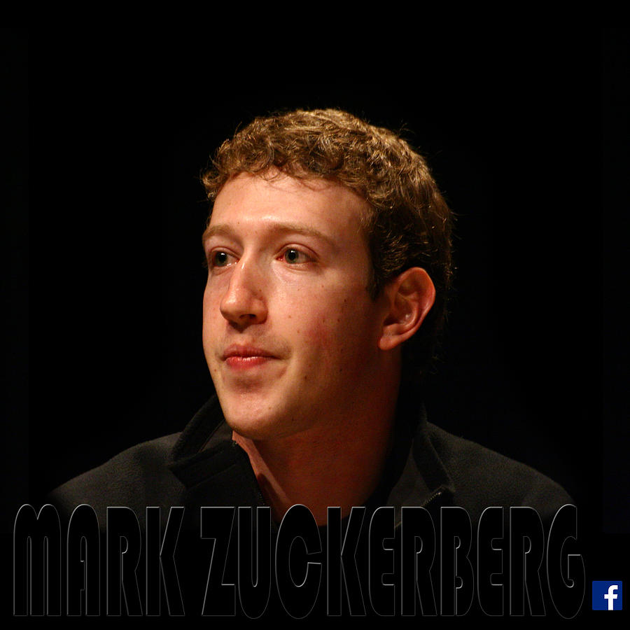 Mark Zuckerberg 3 Photograph by Andrew Fare