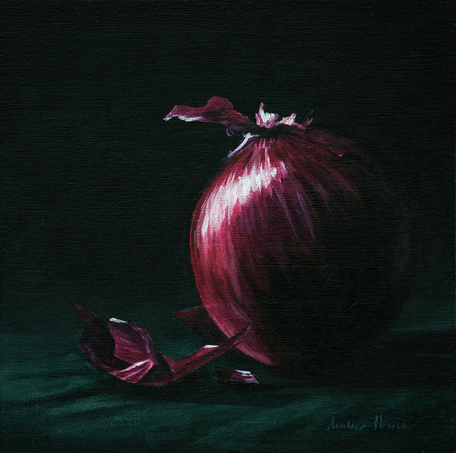 Still Life Painting - Marked Violaceous by Amber Honour