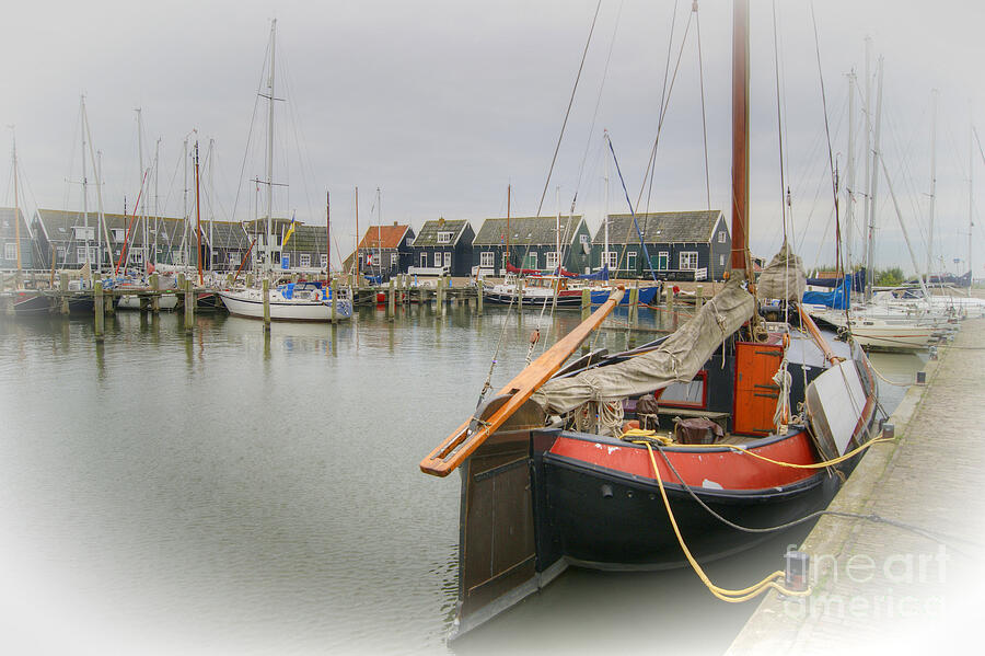 Marken Harbour in Netherlands Photograph by David Birchall
