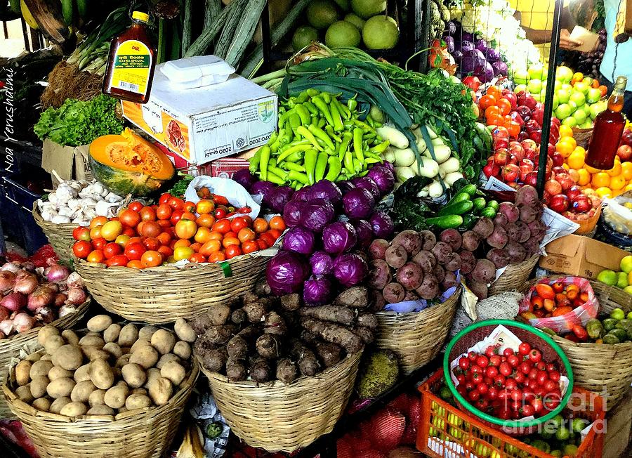 Market Fruits n Vegetables Photograph by Noa Yerushalmi