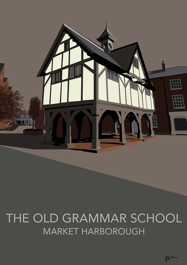 Market Harborough Grammar School Digital Art by Alex Salter