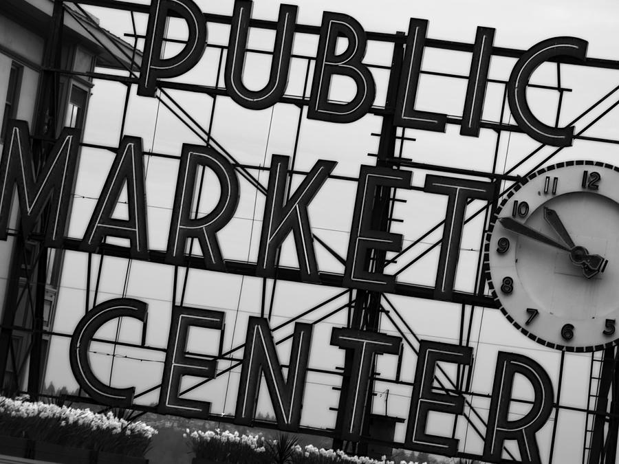 Seattle Photograph - Market by John Gusky