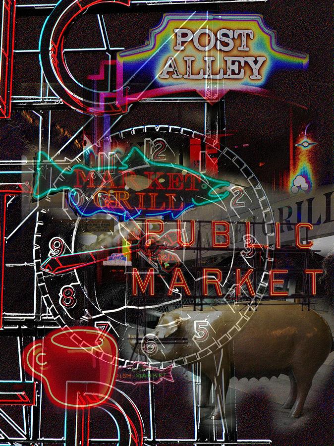 Seattle Photograph - Market Medley by Tim Allen Seattle Photograph - Market Medley by Tim Allen