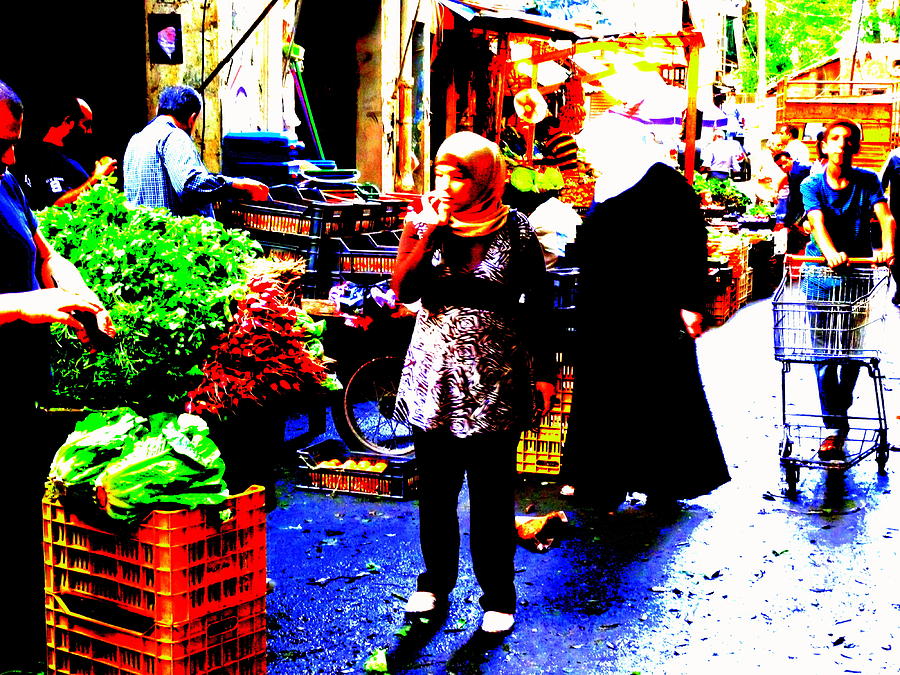 Market Scenes of Beirut Photograph by Funkpix Photo Hunter