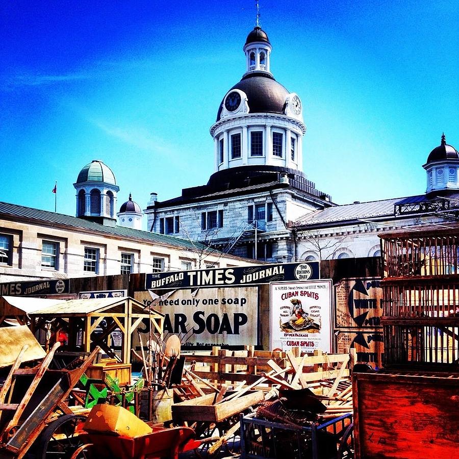 Kingston Photograph - Market Square by Chalene  Weir