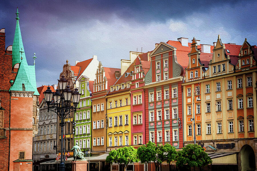 Market Square Wroclaw Poland  Photograph by Carol Japp