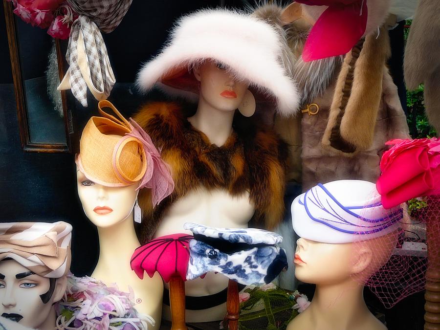 Hat Photograph - Market Stall Fashion by Jane Selverstone
