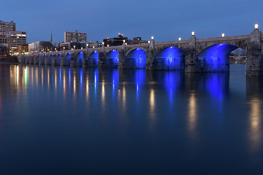 Market Street Bridge, Harrisburg PA Photograph by Kyle Lee
