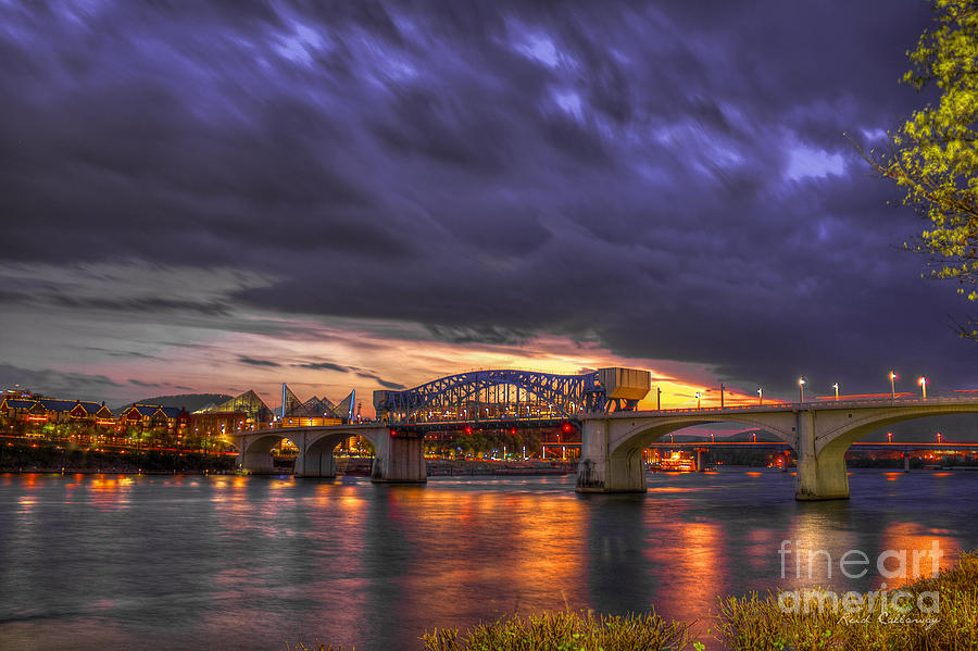 John Ross Market Street Bridge Historic Chattanooga Tennessee ...