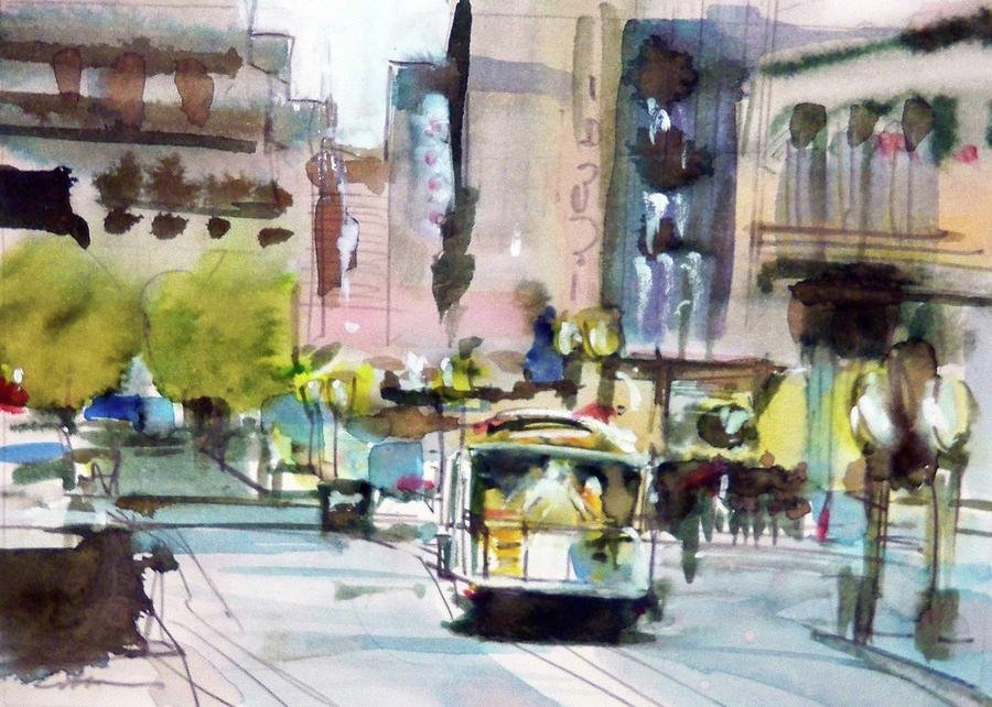 Market Street Painting by Ed Heaton
