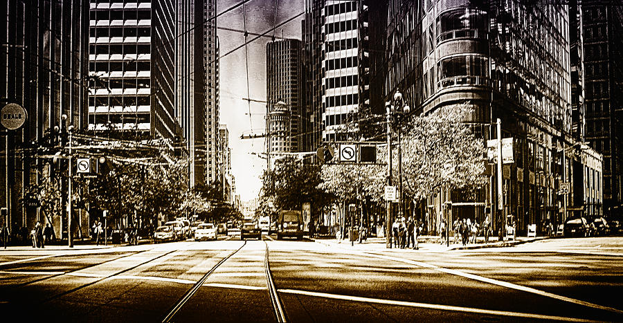 Market Street SF Photograph by Joseph Hollingsworth - Fine Art America