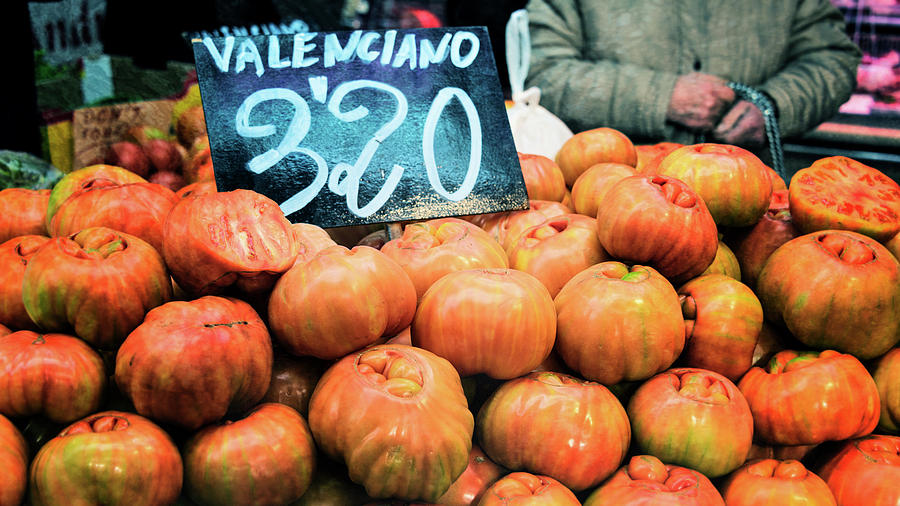 Market Tomatoes Photograph