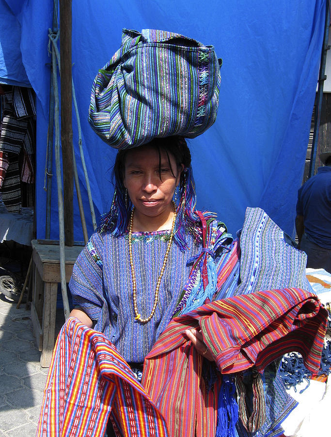 Market Vendor Guatemala Photograph by Kurt Van Wagner