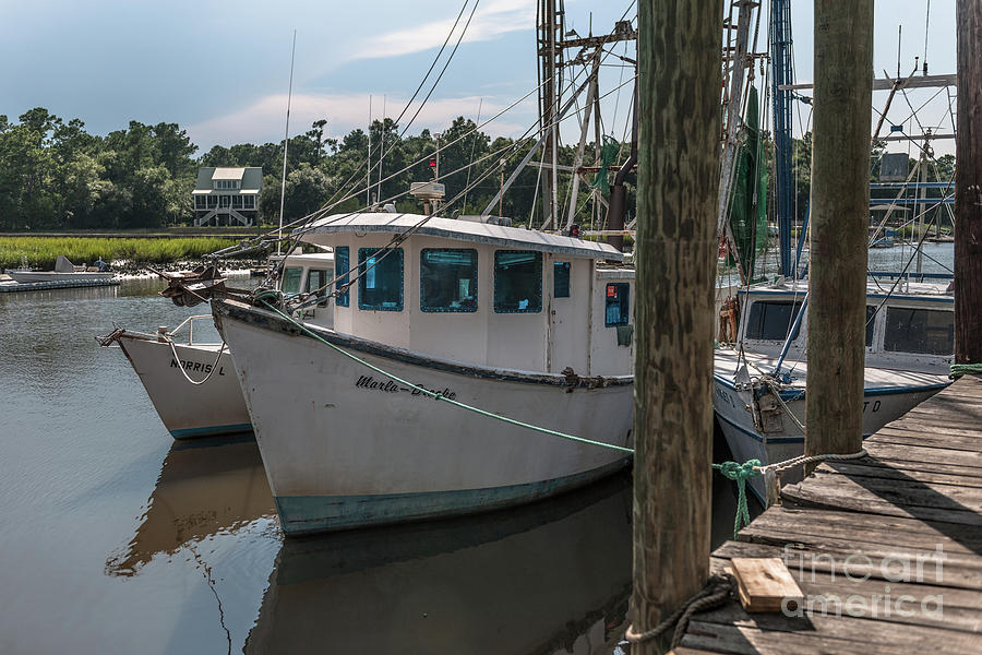 Marla Brooke Shrimp Boat Photograph by Dale Powell