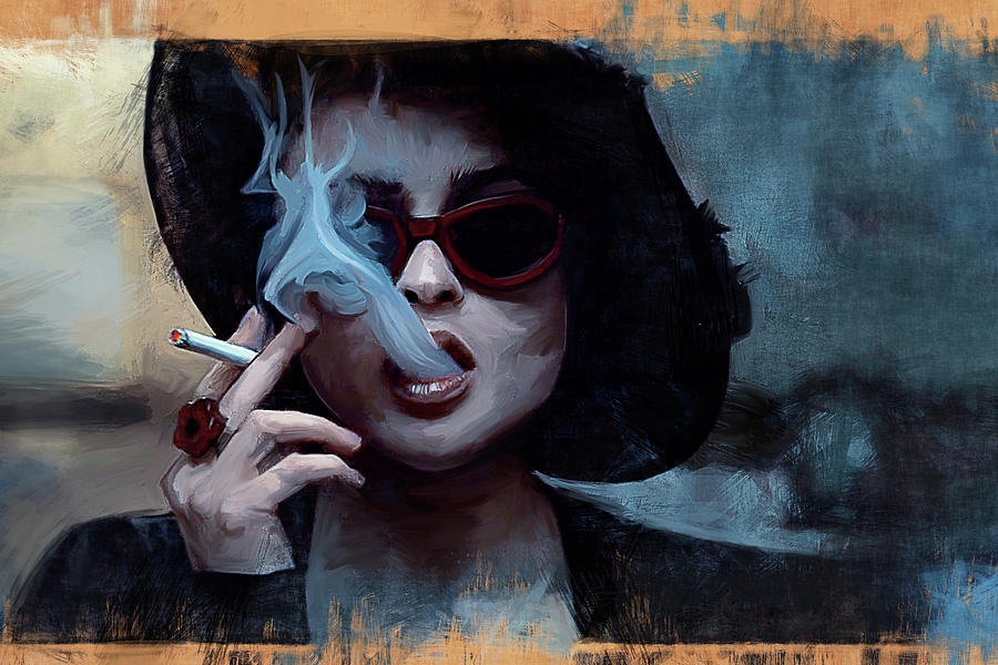 Marla Singer Smokes - Fight Club. 