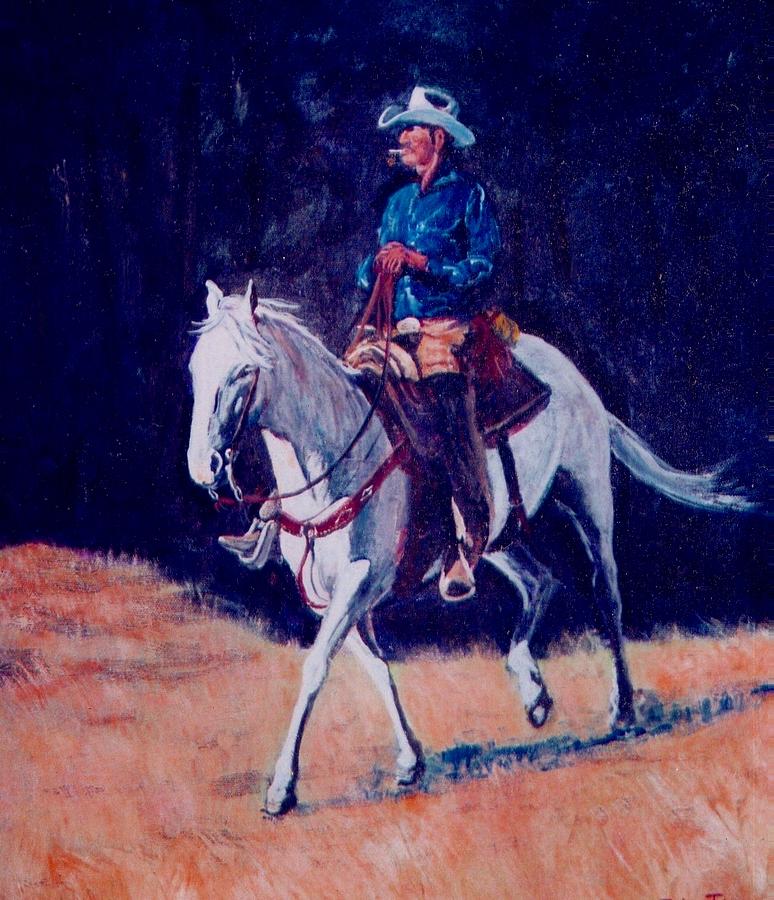Marlboro Man Painting by Bill Roberts