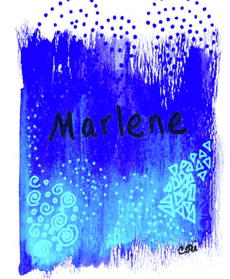 Marlene 2 Painting by Corinne Carroll