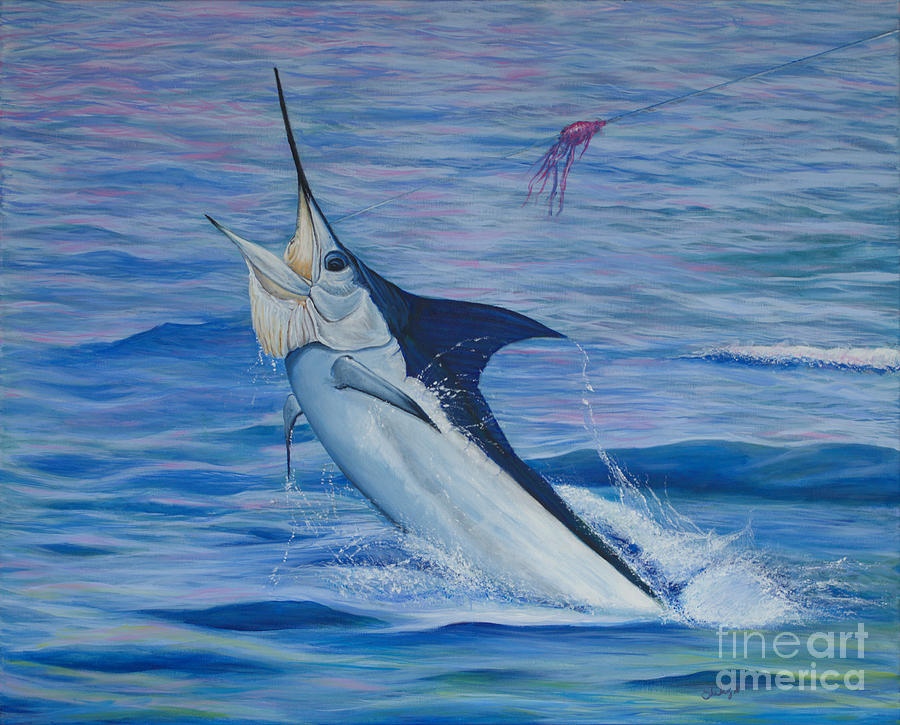 Marlin Painting by Shelly Tschupp