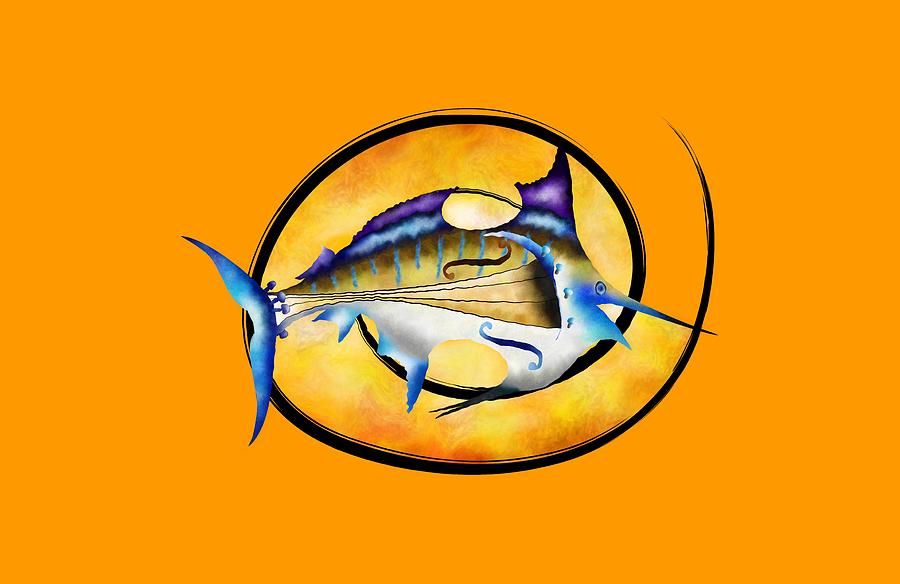 Fish Digital Art - Marlinissos V1 - violinfish without back by Cersatti