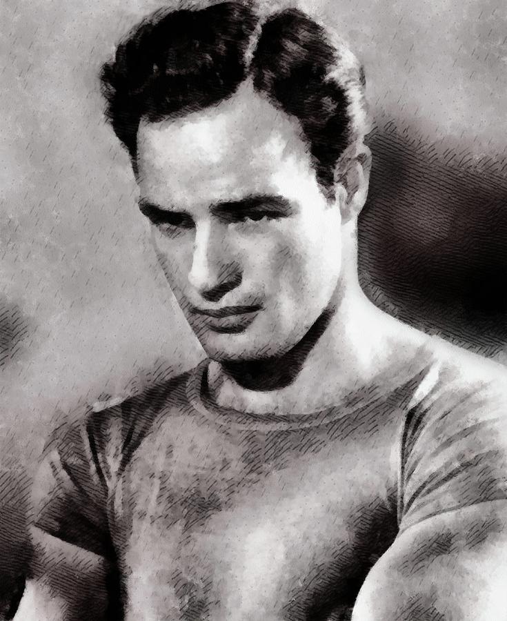 Marlon Brando, Actor Painting By Esoterica Art Agency | Fine Art America