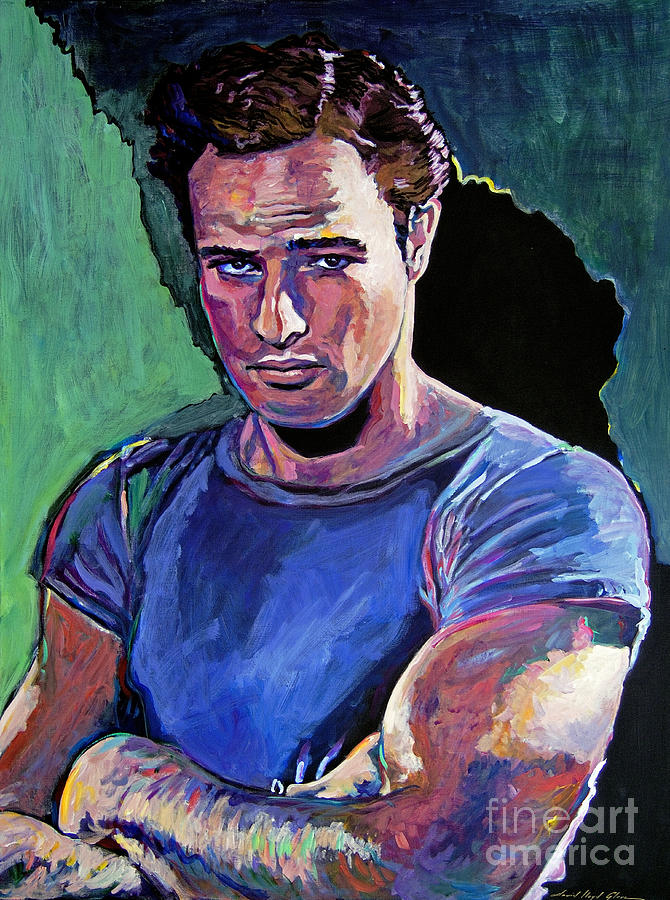 Marlon Brando Painting by David Lloyd Glover