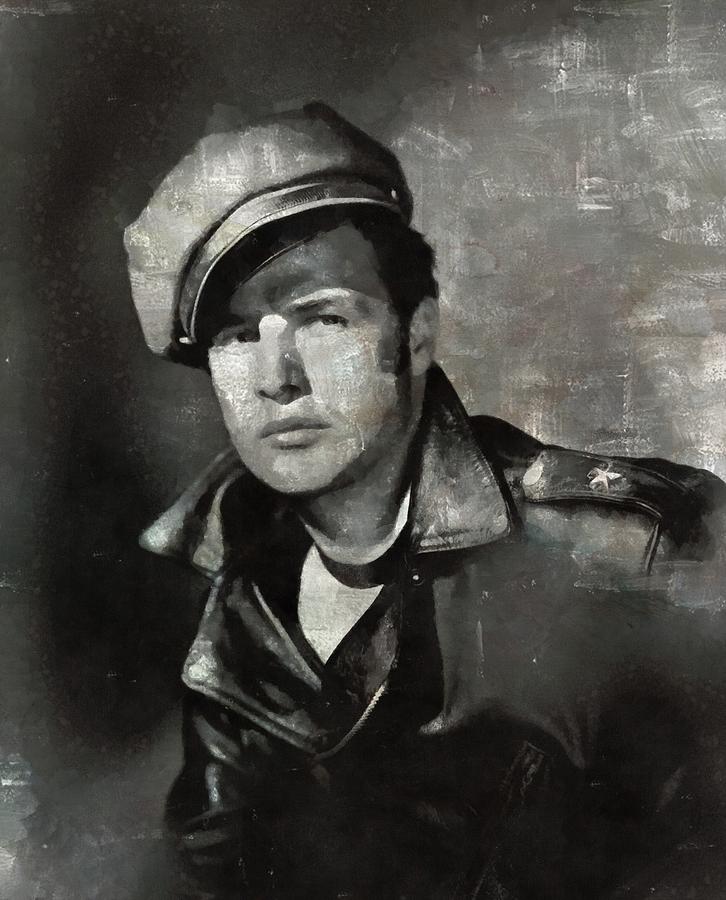 Marlon Brando Painting