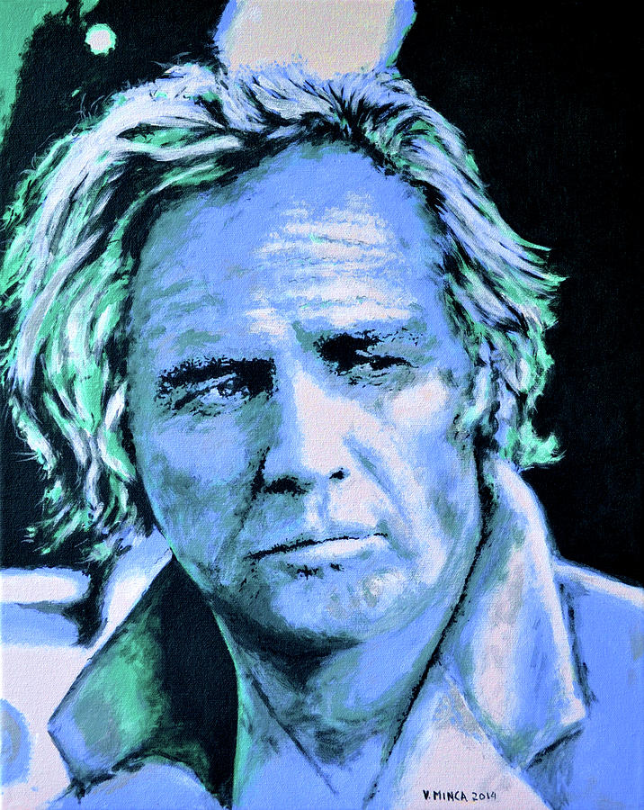 Marlon Brando Painting By Victor Minca - Fine Art America