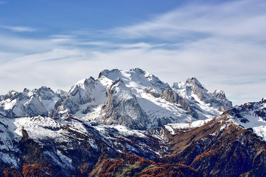 Mountain Photograph - Marmolada Italy by Jebulon
