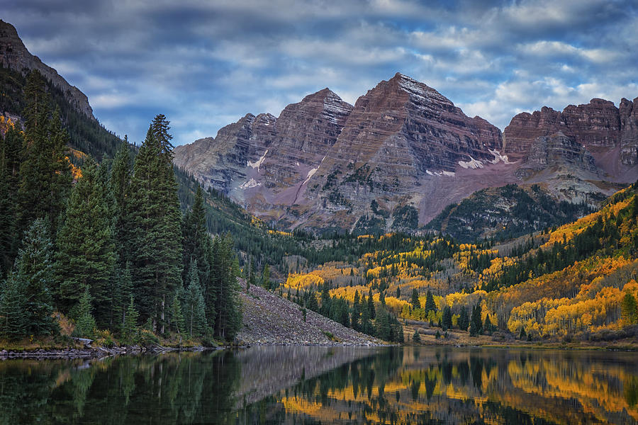 Maroon Bells Colorado DSC06628 Photograph by Greg Kluempers - Fine Art ...