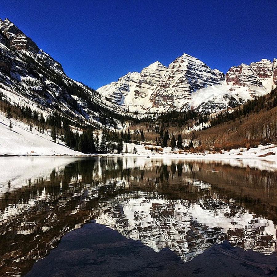 Mountain Photograph - Maroon Bells Seriously Is An Incredible by Cameron Bushong